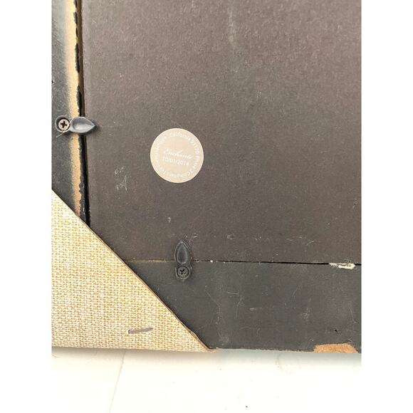 Distressed Blue Window Pane Decorative Collage Frame (4) 6"x 9" Linen Panels - Picture 9 of 10